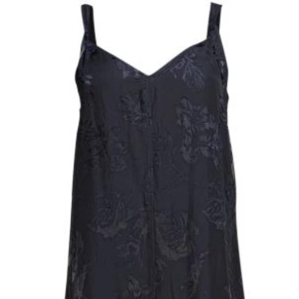 Rag and Bone Colette Slip Dress Black Women XXS